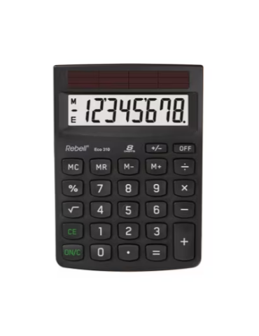 Calculatrice Rebell ECO 310 BX certificat Blue Angel à 8 chiffres
