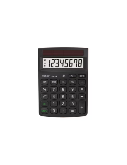 Calculatrice Rebell ECO 310 BX certificat Blue Angel à 8 chiffres