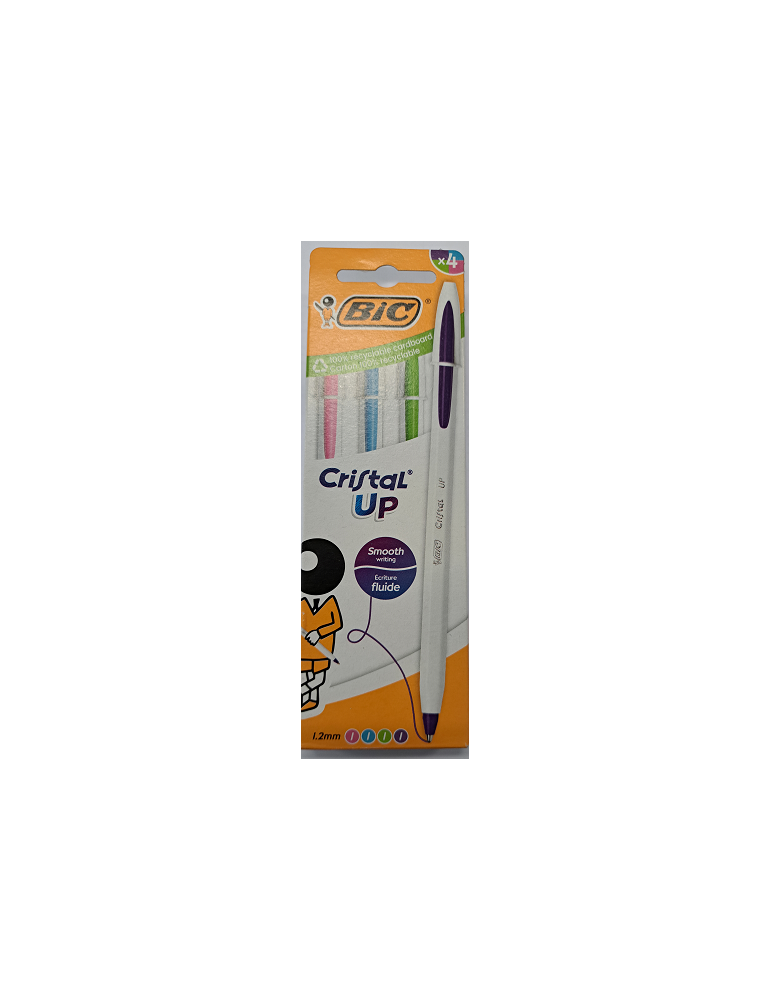 BIC Cristal Up Fun Ball Pens x4