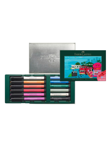 Faber-Castell Pitt Artist Pen Brush Set 12 pièces Los Angeles