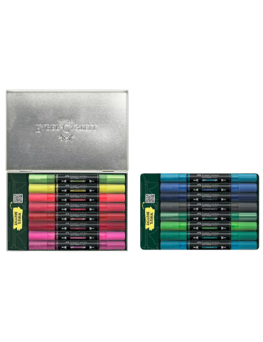 Acrylmarker Faber-Castell Multimark bewaarblik Style it     Kicks 16 s