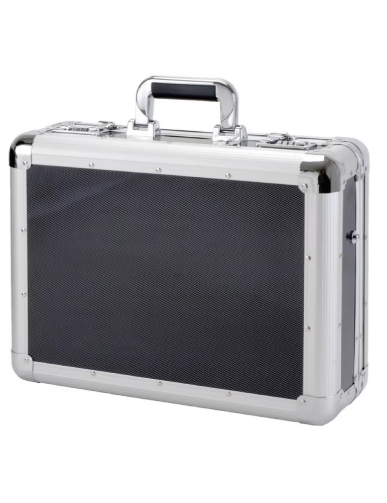 Laptop koffer Alumaxx C-1 aluminium zilver-carbonlook