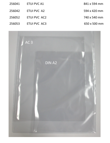 Beschermhoes PVC 180µ AC2 P/10