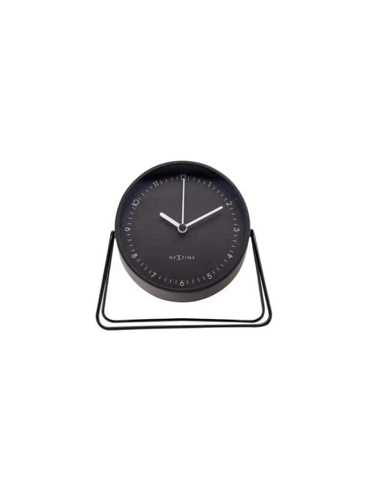 Réveil NeXtime Berlin Table 14 x 13 cm noir