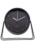 Wekker NeXtime Berlin Table 14 x 13 cm zwart