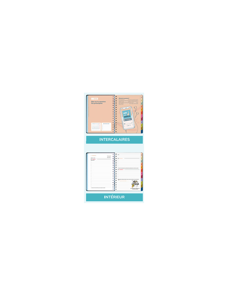 Agenda Journalier S 2027 Planning du jour, aventures de demain