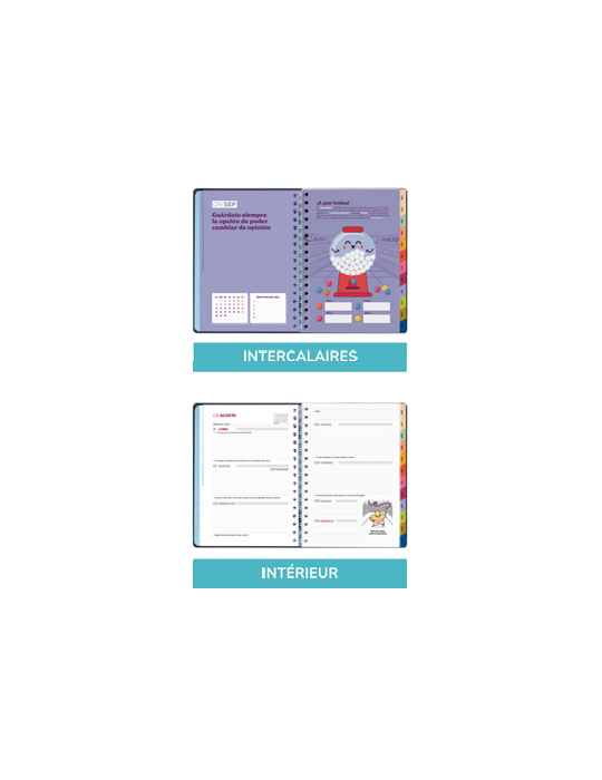 Agenda Hebdomadaire  XL 2027 Avec style