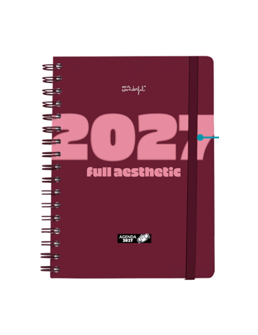 Agenda Hebdomadaire S 2027 full aesthetic