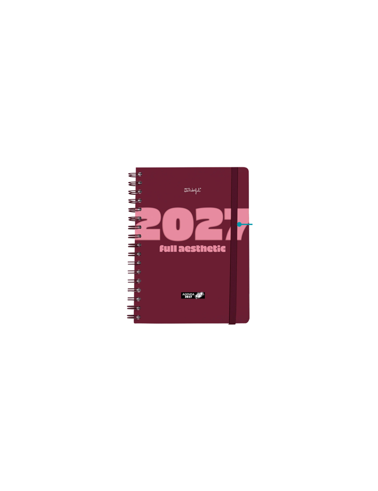 Agenda Hebdomadaire S 2027 full aesthetic