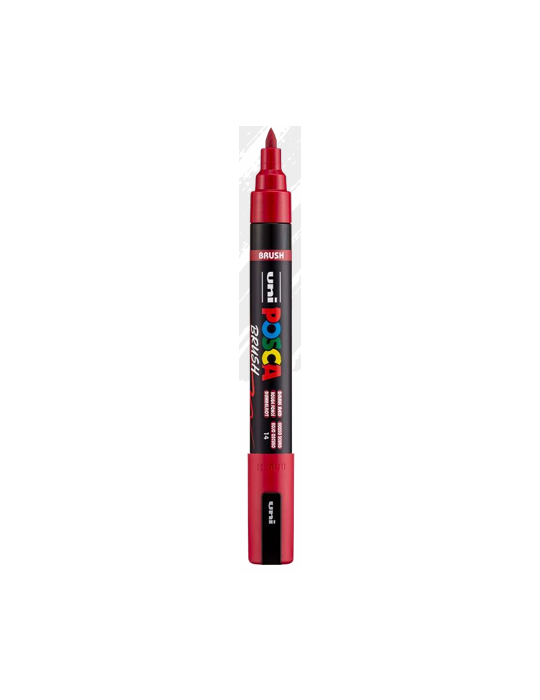 Brush Pen Posca PC5M  ROUGE FONCÉ