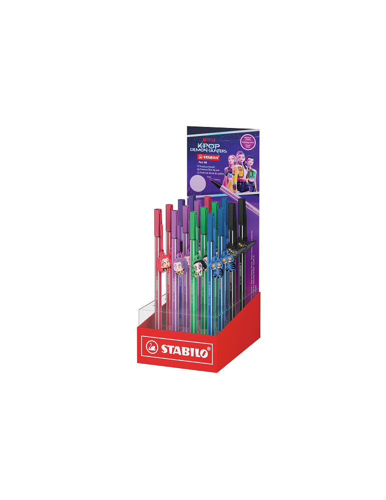 Pen 68 + charm KPop Demon Hunters display 16 pcs