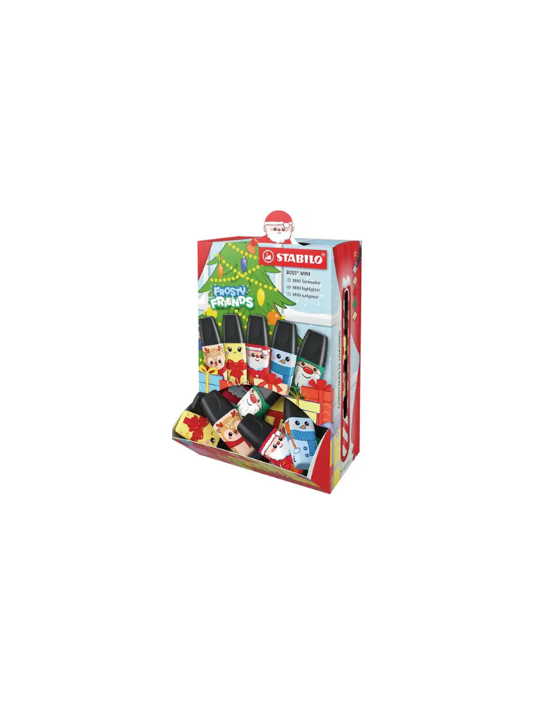 STABILO BOSS MINI Frosty Friends display 50 pcs