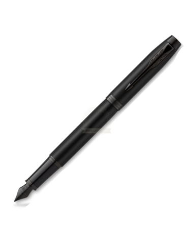 PARKER IM ACHROMATIC BLACK BT FP NIB:F- GB