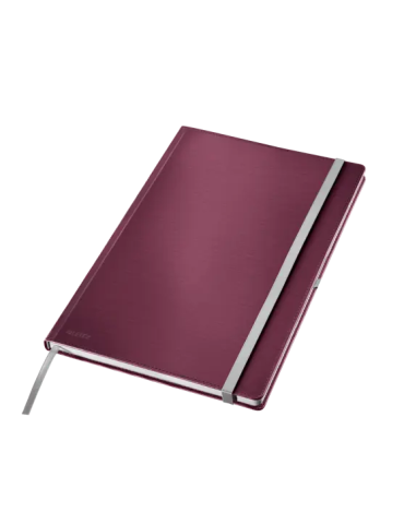 Leitz Style cahier couverture carton rigide A4  ligné rouge