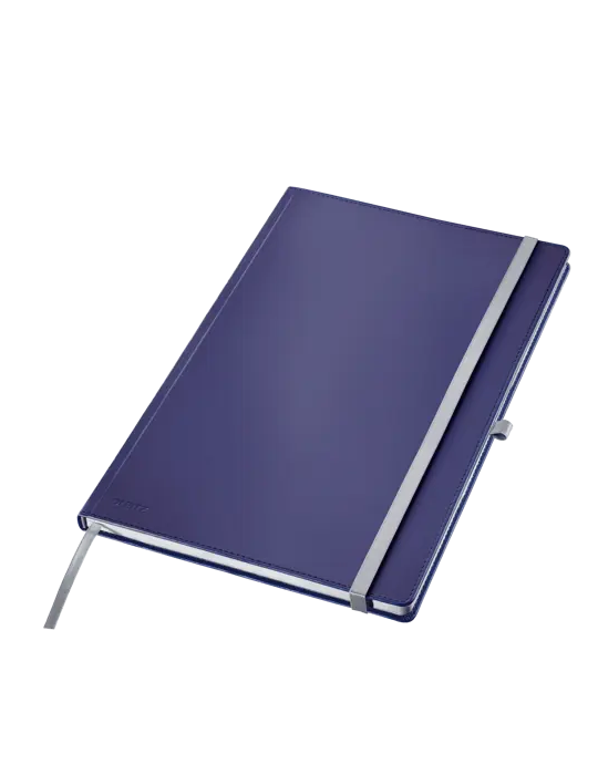 Leitz Style cahier couverture carton rigide A4 ligné bleu