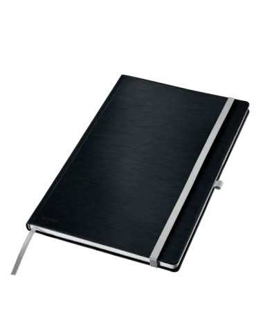 Leitz Style cahier couverture carton rigide A4 ligné noir