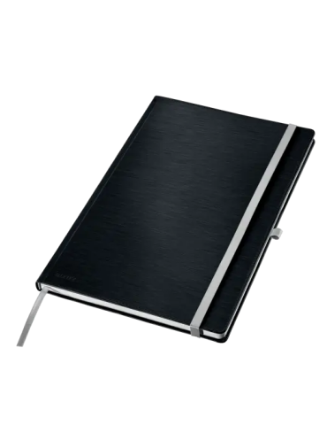 Leitz Style cahier couverture carton rigide A4 quadrillé noir