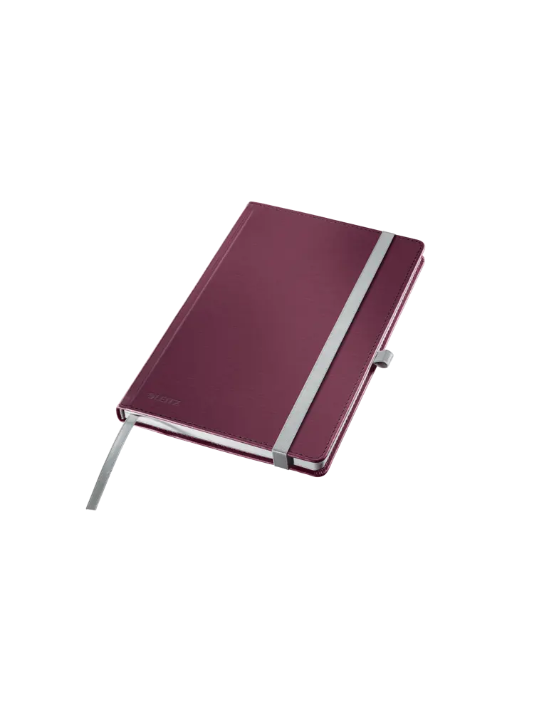Leitz Style cahier couverture carton rigide A5  ligné rouge