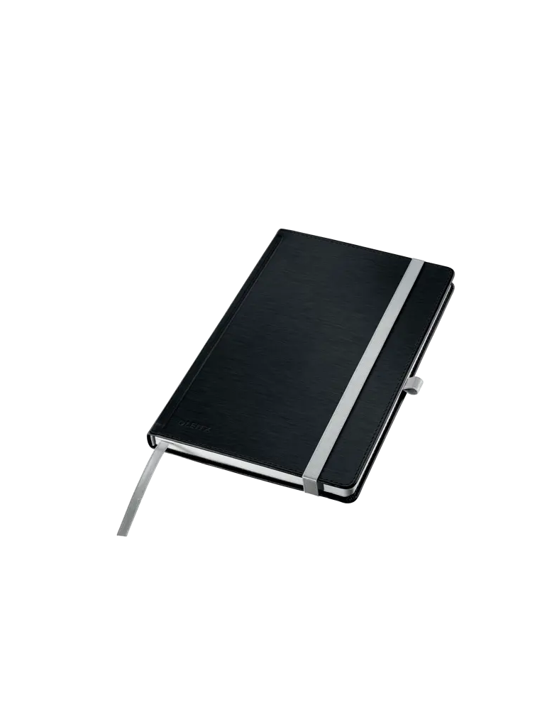 Leitz Style cahier couverture carton rigide A5  ligné noir
