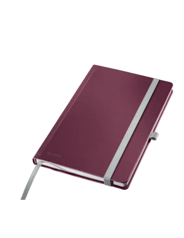 Leitz Style cahier couverture carton rigide A5 quadrillé rouge