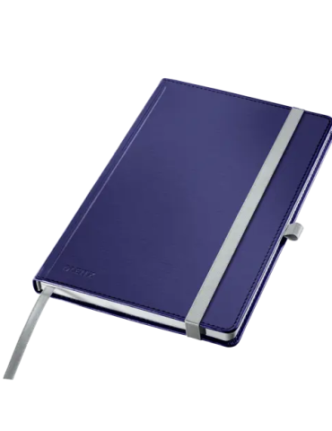 Leitz Style cahier couverture carton rigide A5 quadrillé bleu