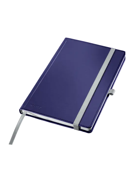 Leitz Style cahier couverture carton rigide A5 quadrillé bleu