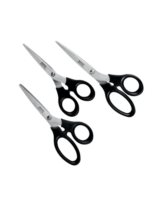 Leitz  set de ciseaux en acier inoxidable 165/185/200mm noir (3)