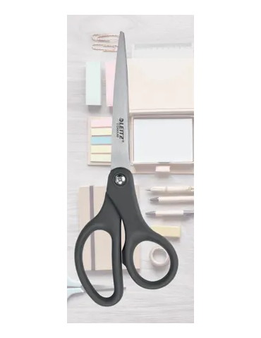 Leitz Ergo ciseaux en titane 180mm gris foncé