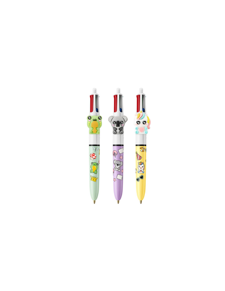 BIC® 4 Colours® Vibbies Mini assortie Box 12