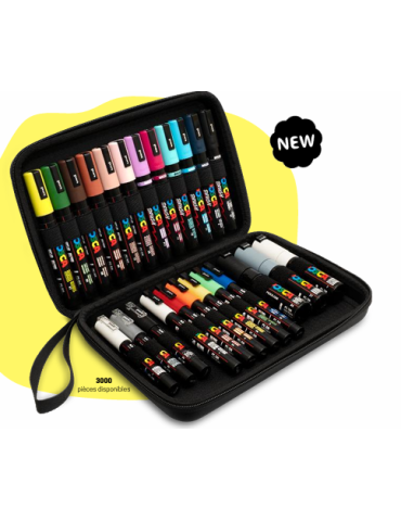 Mallette de 24 marqueurs assortis Couleurs assorties