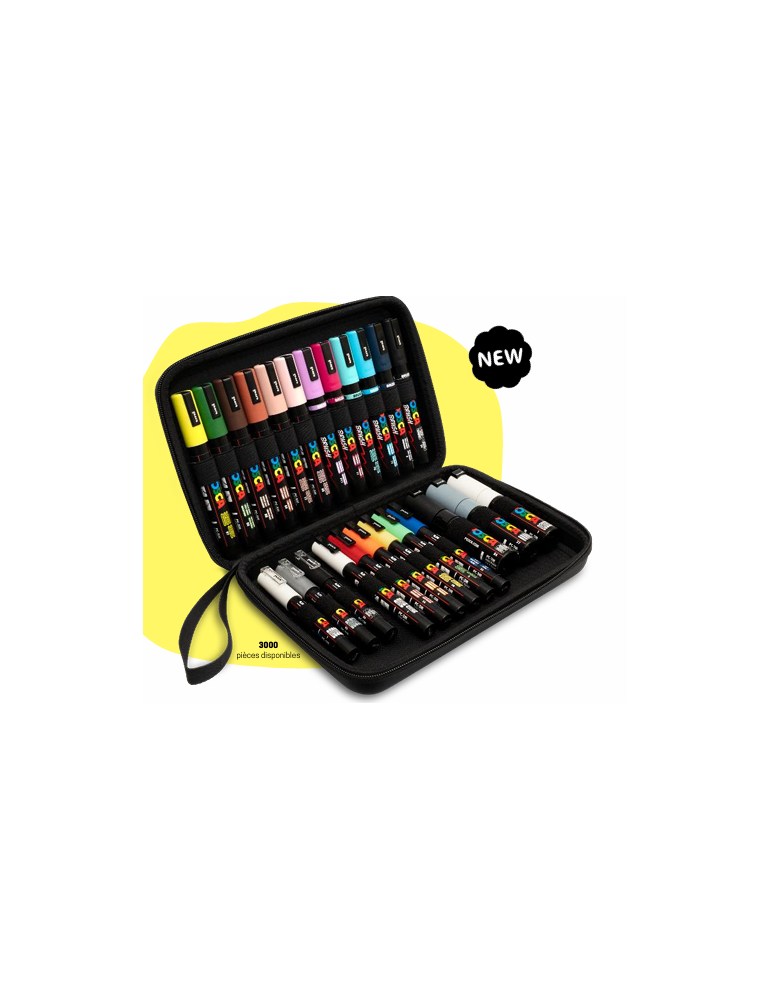 Mallette de 24 marqueurs assortis Couleurs assorties