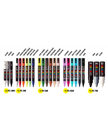 Mallette de 24 marqueurs assortis Couleurs assorties 2
