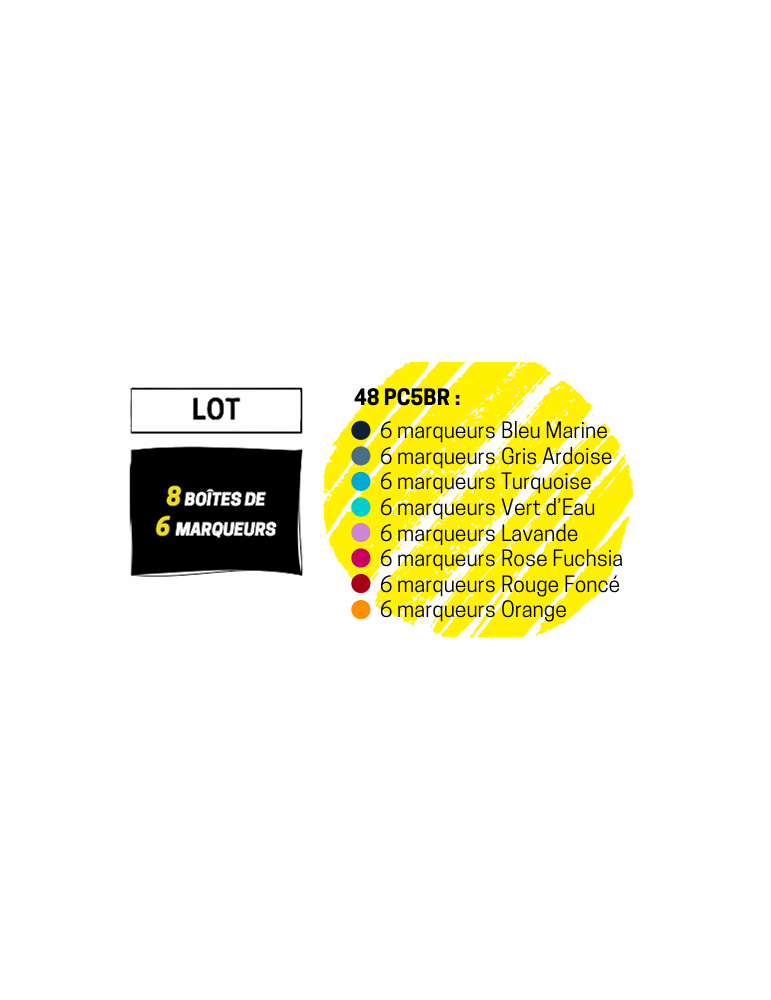LOT POSCA PC5BR COULEURS BRUSH NEW