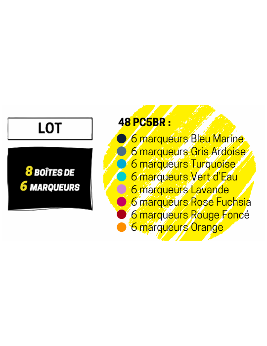 LOT POSCA PC5BR COULEURS BRUSH NEW