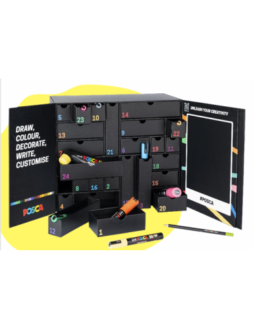 CALENDRIER POSCA 24 PRODUITS 002