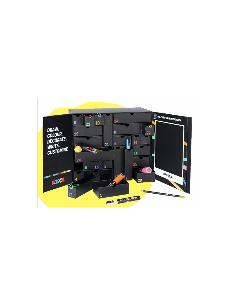 CALENDRIER POSCA 24 PRODUITS 002