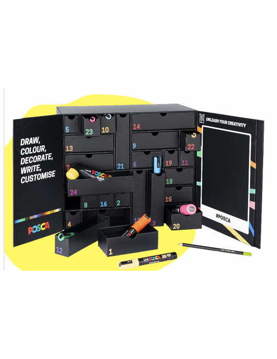 CALENDRIER POSCA 24 PRODUITS 002