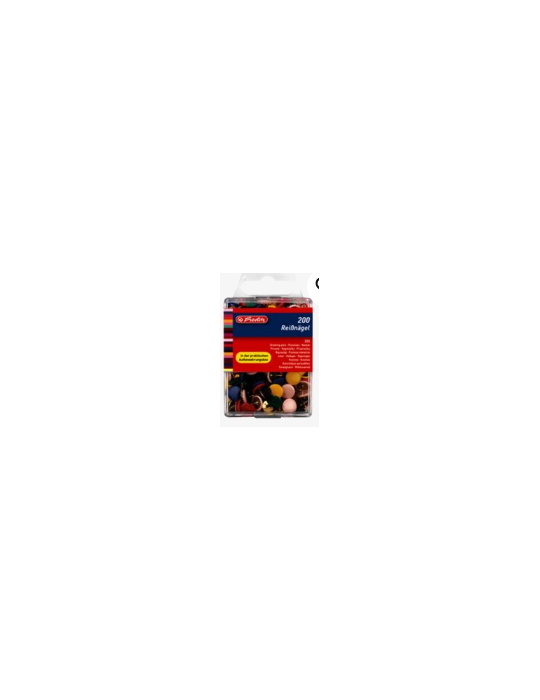 HERLITZ punaises blanc box/200