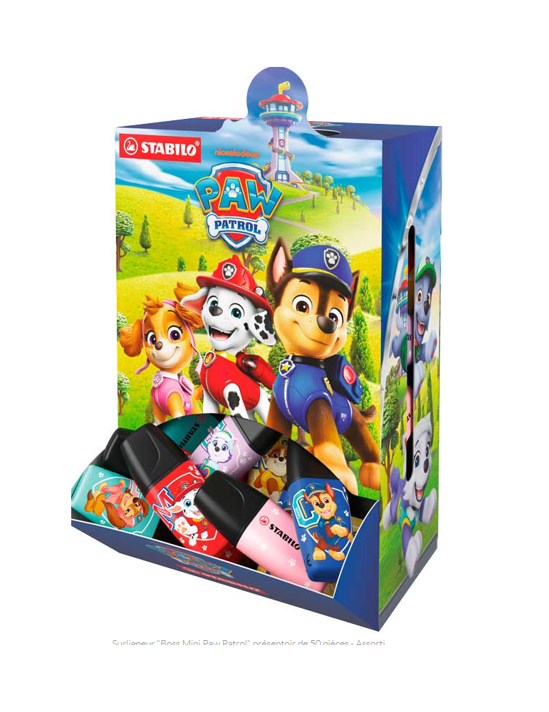 BOSS MINI printed with PAW Patrol display 50 pcs