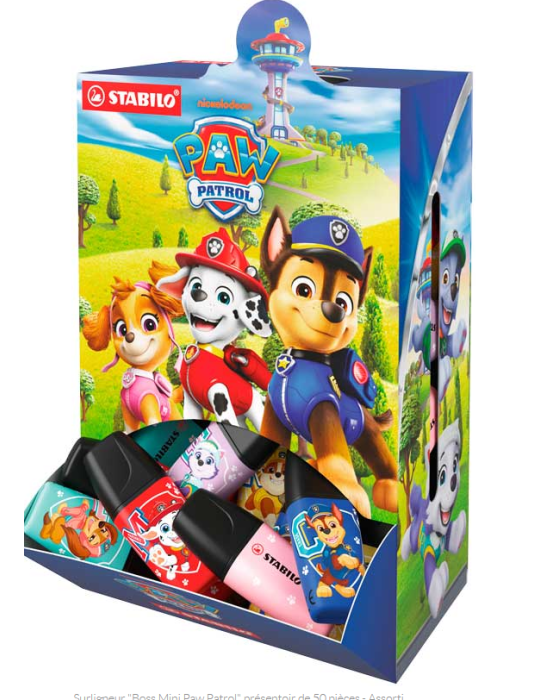 BOSS MINI printed with PAW Patrol display 50 pcs