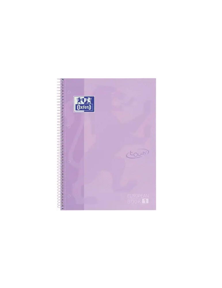 OXFORD SCHOOL Touch Europeanbook 1 A4+ extra harde kaft Spiraal geruit
