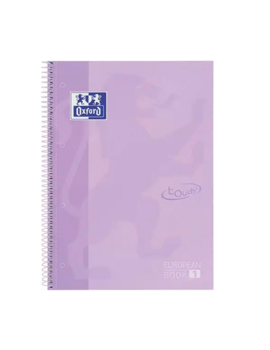 OXFORD SCHOOL Touch Europeanbook 1 A4+ extra harde kaft Spiraal geruit