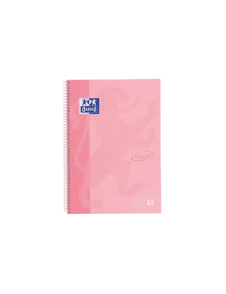 OXFORD SCHOOL Touch Europeanbook 1 A4+ extra harde kaft Spiraal geruit