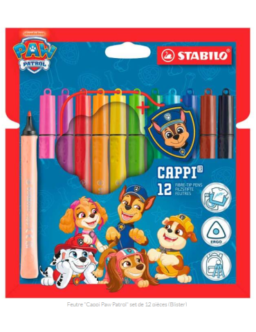 Cappi with PAW Patrol figure on ring wallet 12pcs