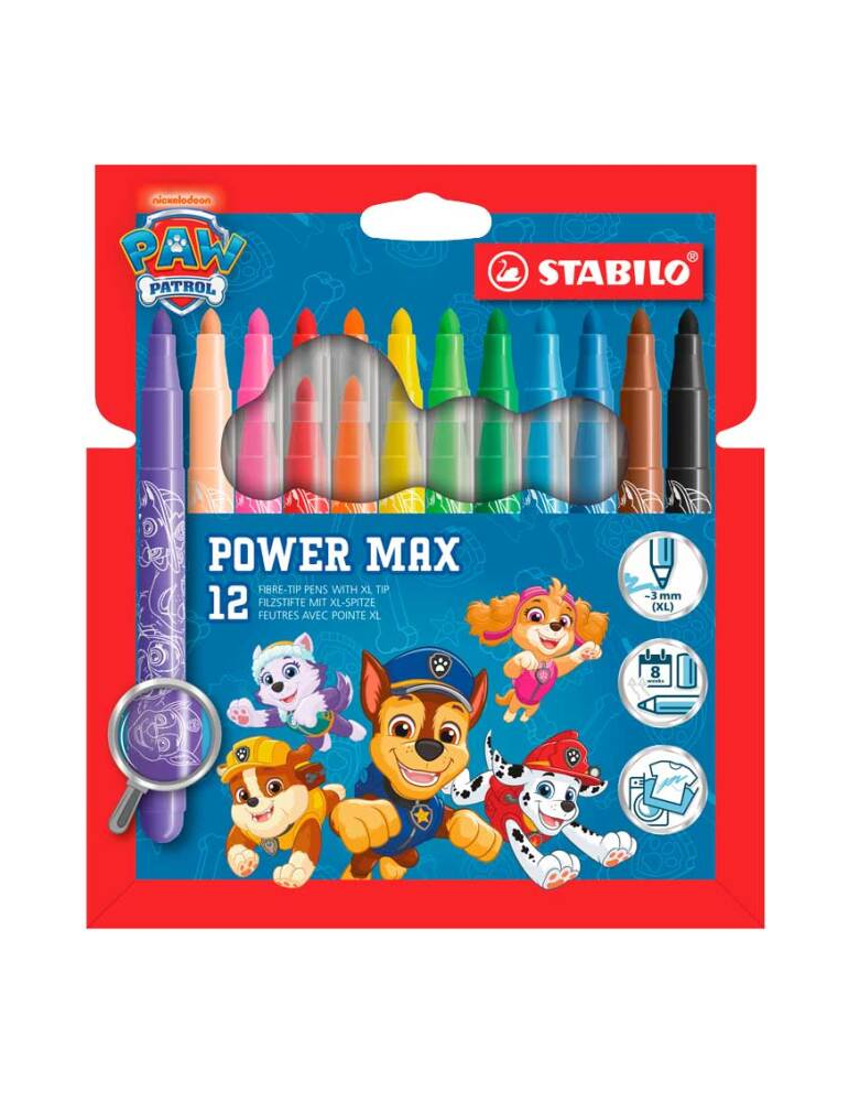 power max printed with PAW Patrol wallet 12 pcs
