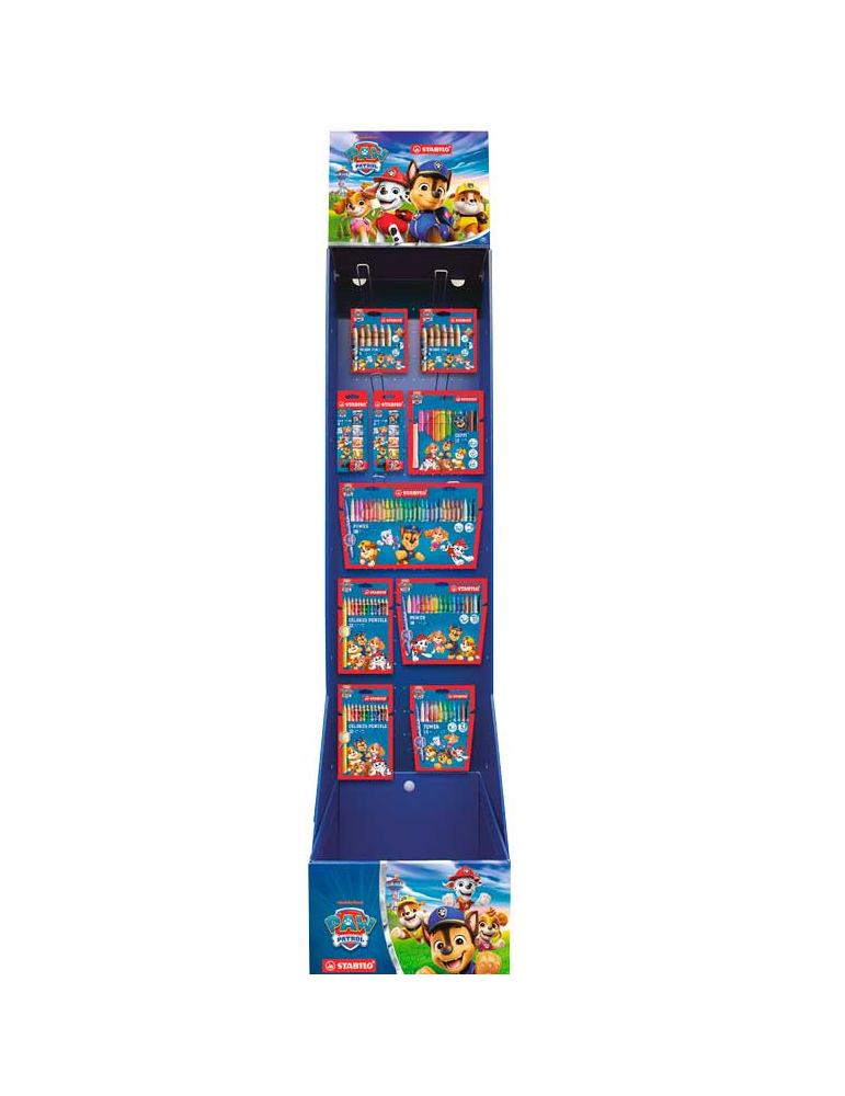 floorstand with PAW Patrol assortment