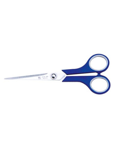 schaar Alco 17cm roestvrij blauw met softgrip