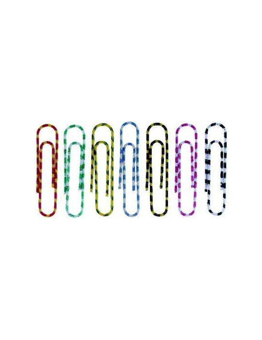 paperclips Alco Zebra 50mm glad assorti doos 30 stuks
