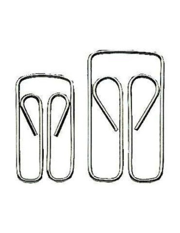 Paperclips Alco 27mm uilvorm doos à 100 stuks