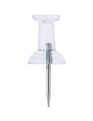 Pushpins Alco doosje a 100 stuks transparant